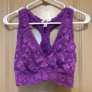 Cosabella Super Curvy Lace Racerback - Size Medium - Purple